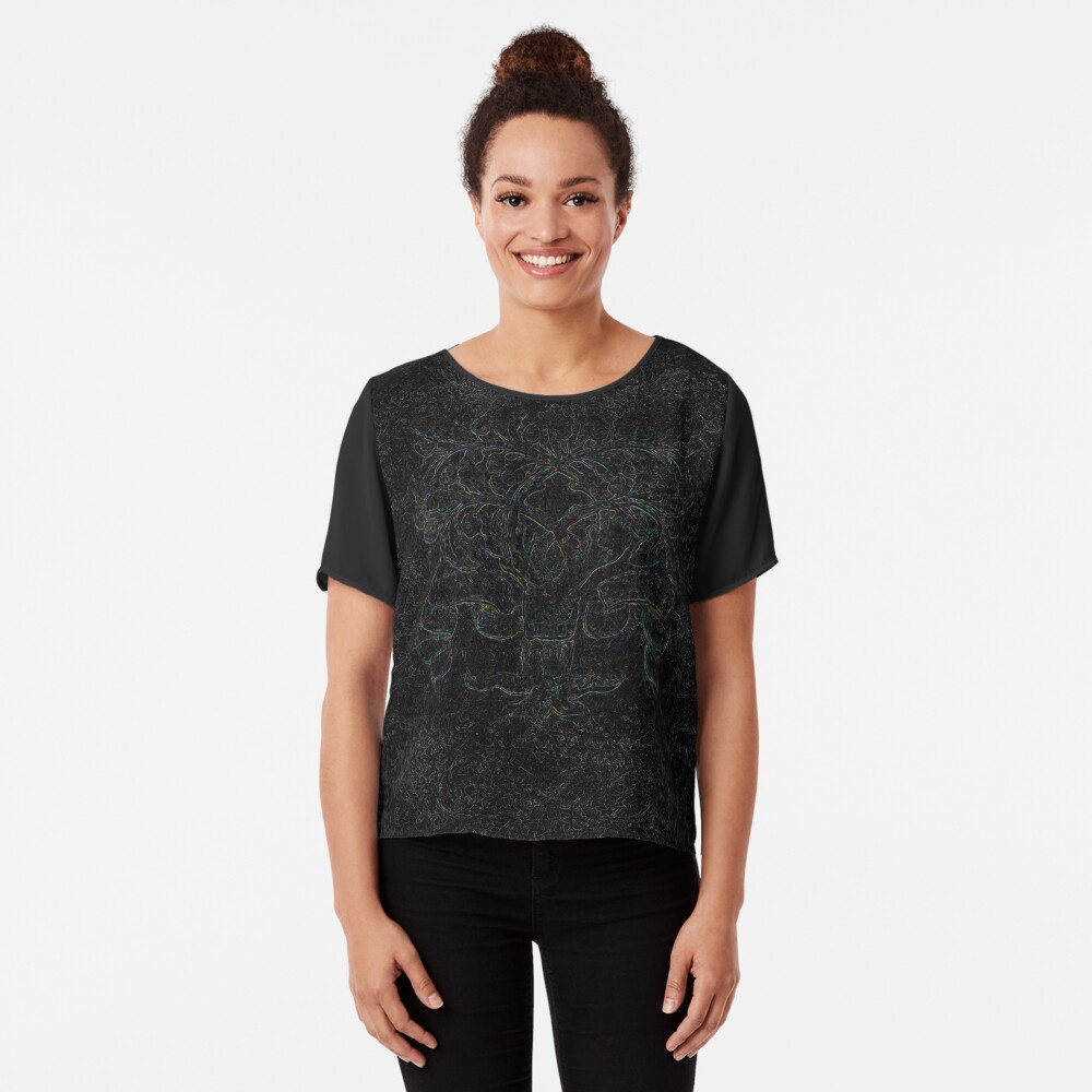 Tree of Life - Even Darker Chiffon Top