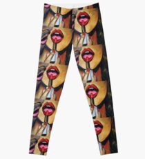 Red Lips - Lipstick Leggings
