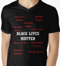 Black Lives Matter Men's V-Neck T-Shirt