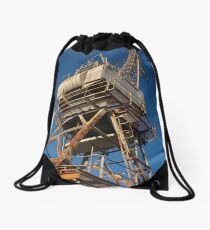 Old Crane Drawstring Bag