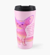 "You Won't Be Defeated Now" Fennec Fox Travel Mug