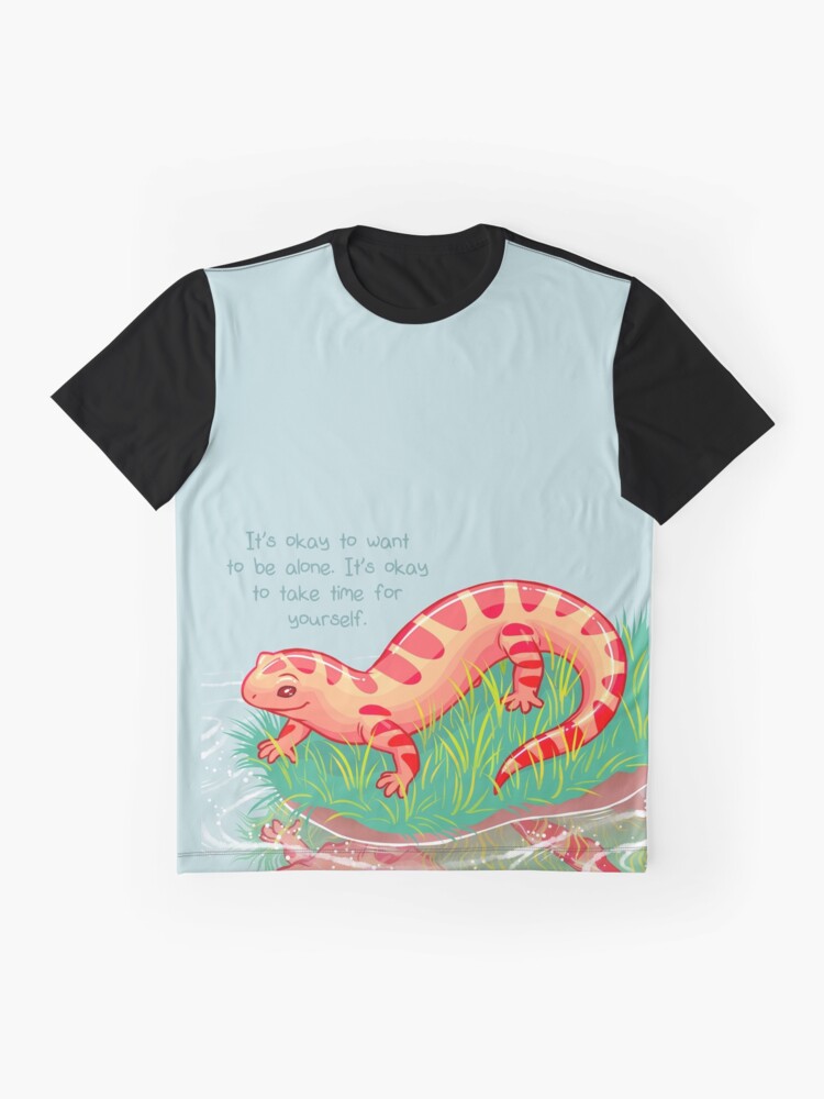 it-s-okay-to-take-time-for-yourself-salamander-t-shirt-by