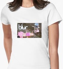 blur design Women's Fitted T-Shirt