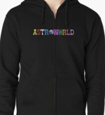 Astroworld logo Zipped Hoodie
