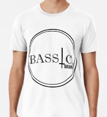 Bassic logo, black print Men's Premium T-Shirt