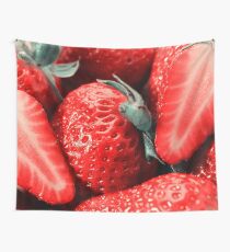 Vintage Strawberries Wall Tapestry