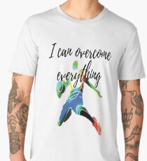 T-shirt I can overcome everything Sport Fitness Gym Men's Premium T-Shirt