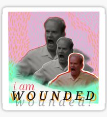 wounded frasier Sticker