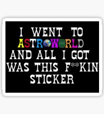 Astroworld Sticker Sticker