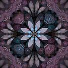 Chaos Flower Fractal Art by shinjidai