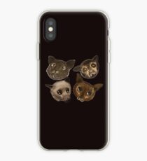 Four Species Of Flying Fox Bats. iPhone Case