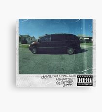 Good kid maad city cover Kendrick Lamar Canvas Print