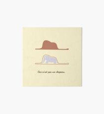 CECI N EST PAS UN CHAPEAU | Le Petit Prince Art Board