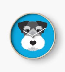 Miniature Schnauzer Clock