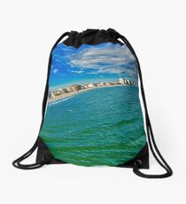Garden City Tsunami Effect Drawstring Bag