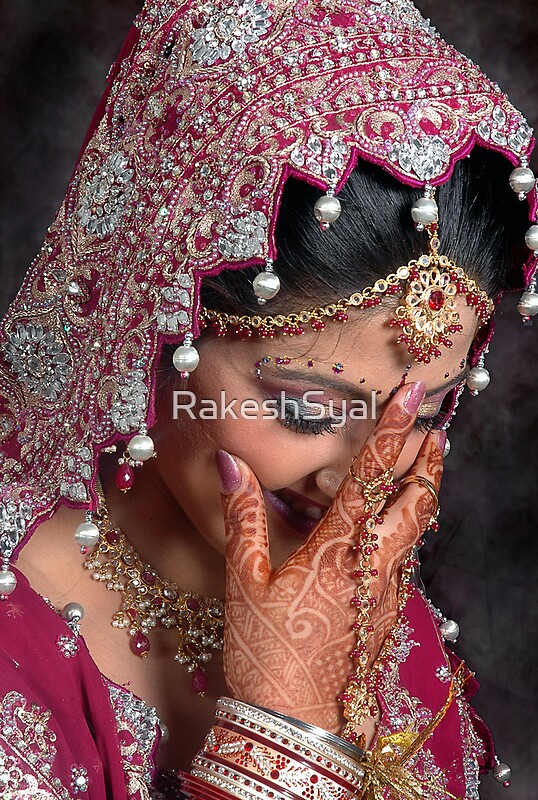"THE BLUSHING BRIDE" by RakeshSyal Redbubble