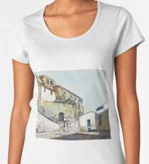 Taking a Break in Caceres Women's Premium T-Shirt
