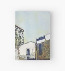 Taking a Break in Caceres Hardcover Journal