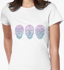 Candy Skulls Women's Fitted T-Shirt