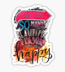 Inspirational quote Sticker
