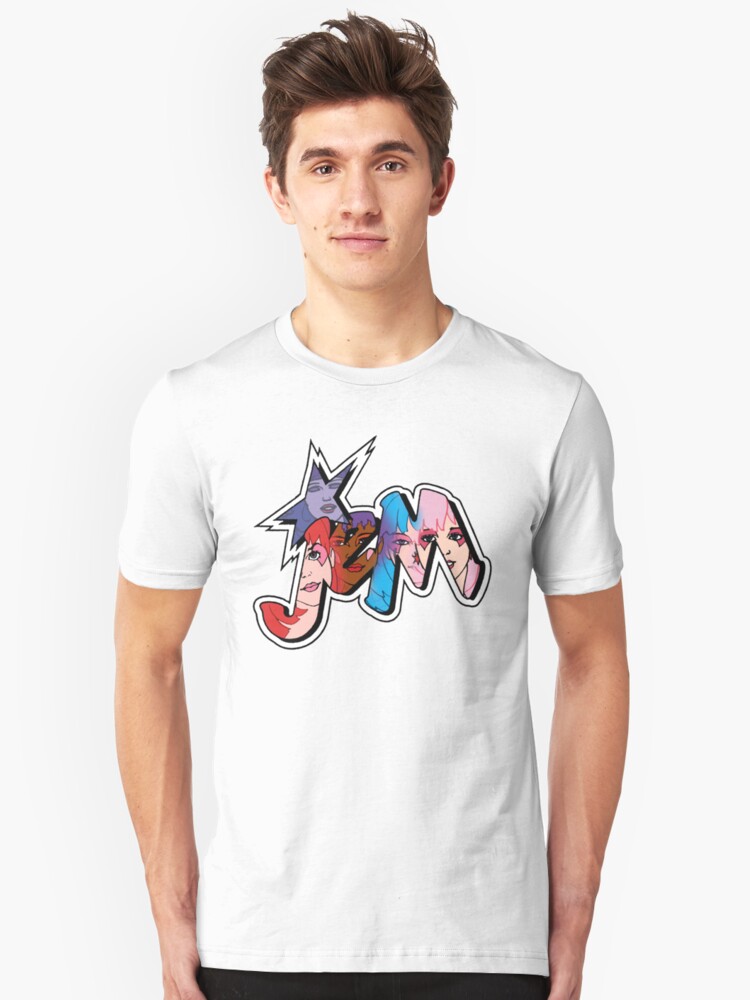 Alternate view of Jem and the Holograms - Logo - Group Color Slim Fit T-Shirt