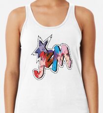 Jem and the Holograms - Logo - Group Color Racerback Tank Top
