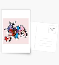Jem and the Holograms - Logo - Group Color Postcards