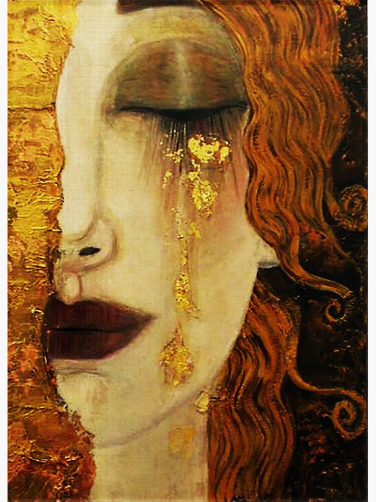 Golden Tears...Jugendstil art by Klimt by edsimoneit