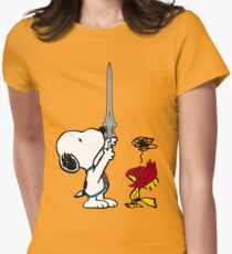 He-Dog and Battle Bird Women's Fitted T-Shirt