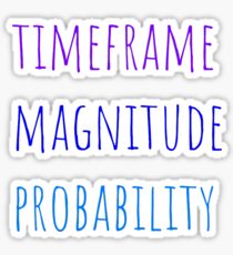 Pegatina "Impact Calc" | Gradiente azul
