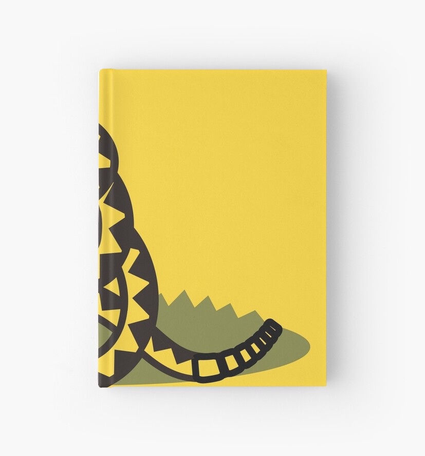 "libertarian rattlesnake flag" Hardcover Journal by matintheworld