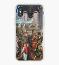 Vinilo o funda para iPhone Castillo de Marienburg con caballeros teutónicos