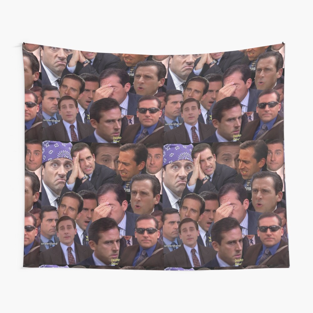 The Office Set Wall Tapestry