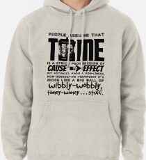 Wibbly-Wobbly Timey-Wimey...Stuff. Pullover Hoodie