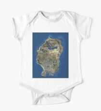 Grand Theft Auto V Los Santos Map One Piece - Short Sleeve
