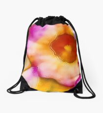 Zarte Blüten Drawstring Bag