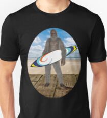 Surfing Sasquatch Unisex T-Shirt