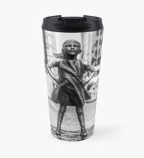 Taza de viaje Fearless Girl NYC