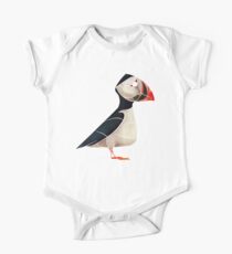 Puffin Short Sleeve Baby One-Piece