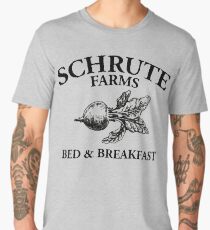 Schrute Farms - Bed and Breakfast - Logo - The Office Men's Premium T-Shirt