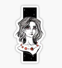 Space Lady Sticker