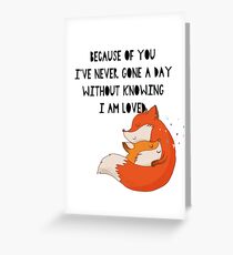 A Mother's Love Greeting Card