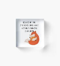 A Mother's Love Acrylic Block