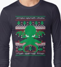 Cthulhu Cultist Christmas - Cthulhu Ugly Christmas Sweater Long Sleeve T-Shirt