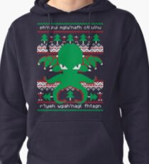 Cthulhu Cultist Christmas - Cthulhu Ugly Christmas Sweater Pullover Hoodie