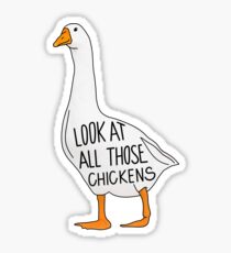 Sieh dir all diese Chicken an Sticker