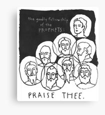 'goodly fellowship' doodle Canvas Print