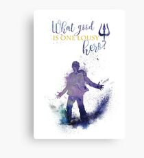 Percy Jackson quote Book Canvas Print