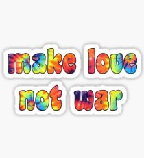 Make Love Not War Sticker