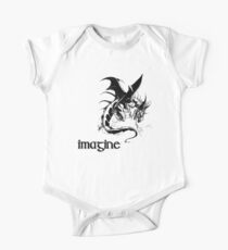 Body de manga corta imaginar dragón